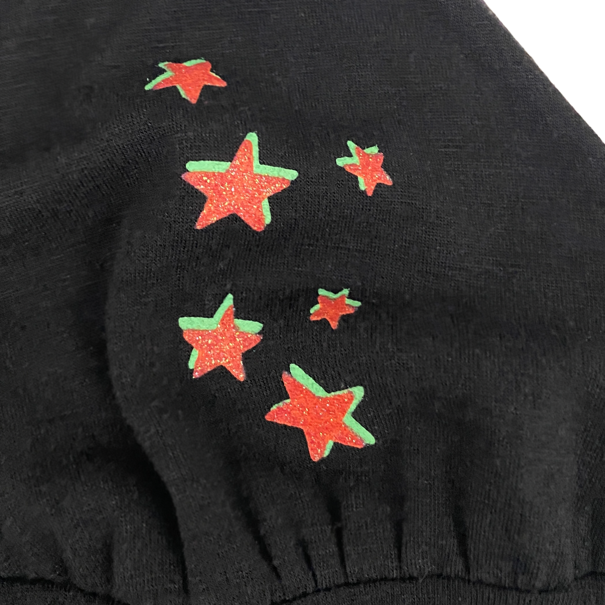 Rocawear Y2K Glam Roc Black Colorful Halter Top (S)