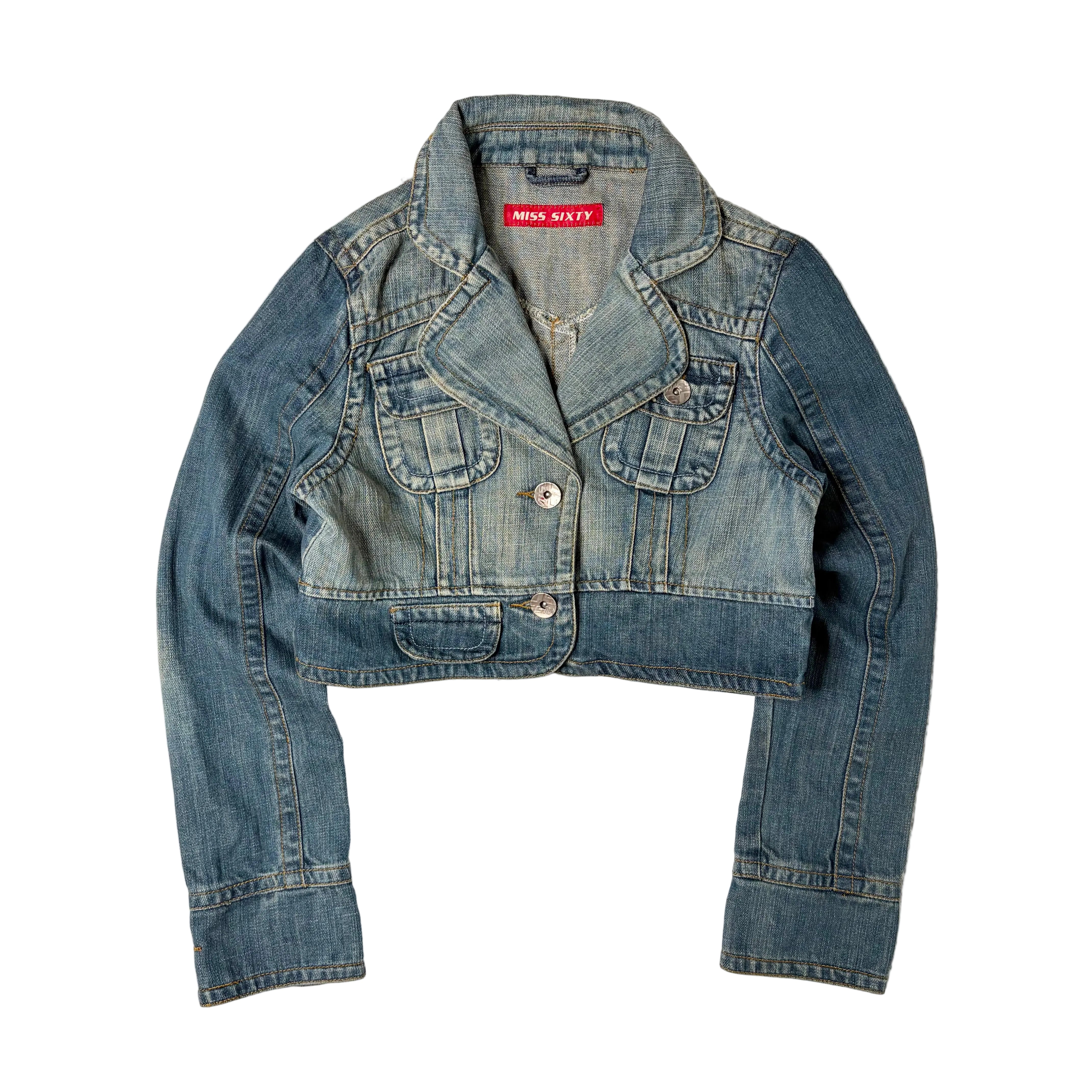 Sサイズ MissSixty racer motorsport denimJKT Miss Sixty Cropped Denim Jacket (S) – Holy Thrift