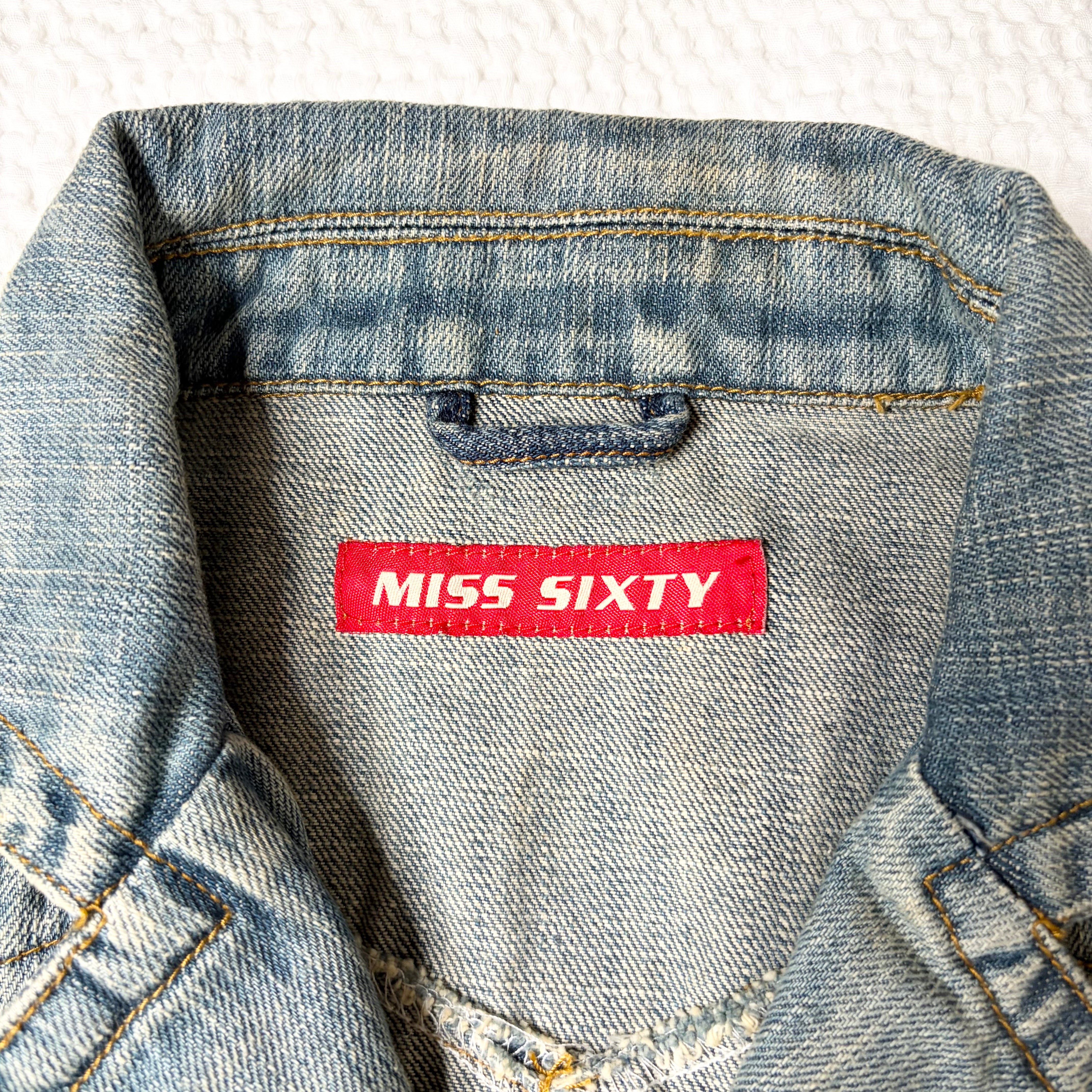 Miss Sixty Cropped Denim Jacket (S) – Holy Thrift