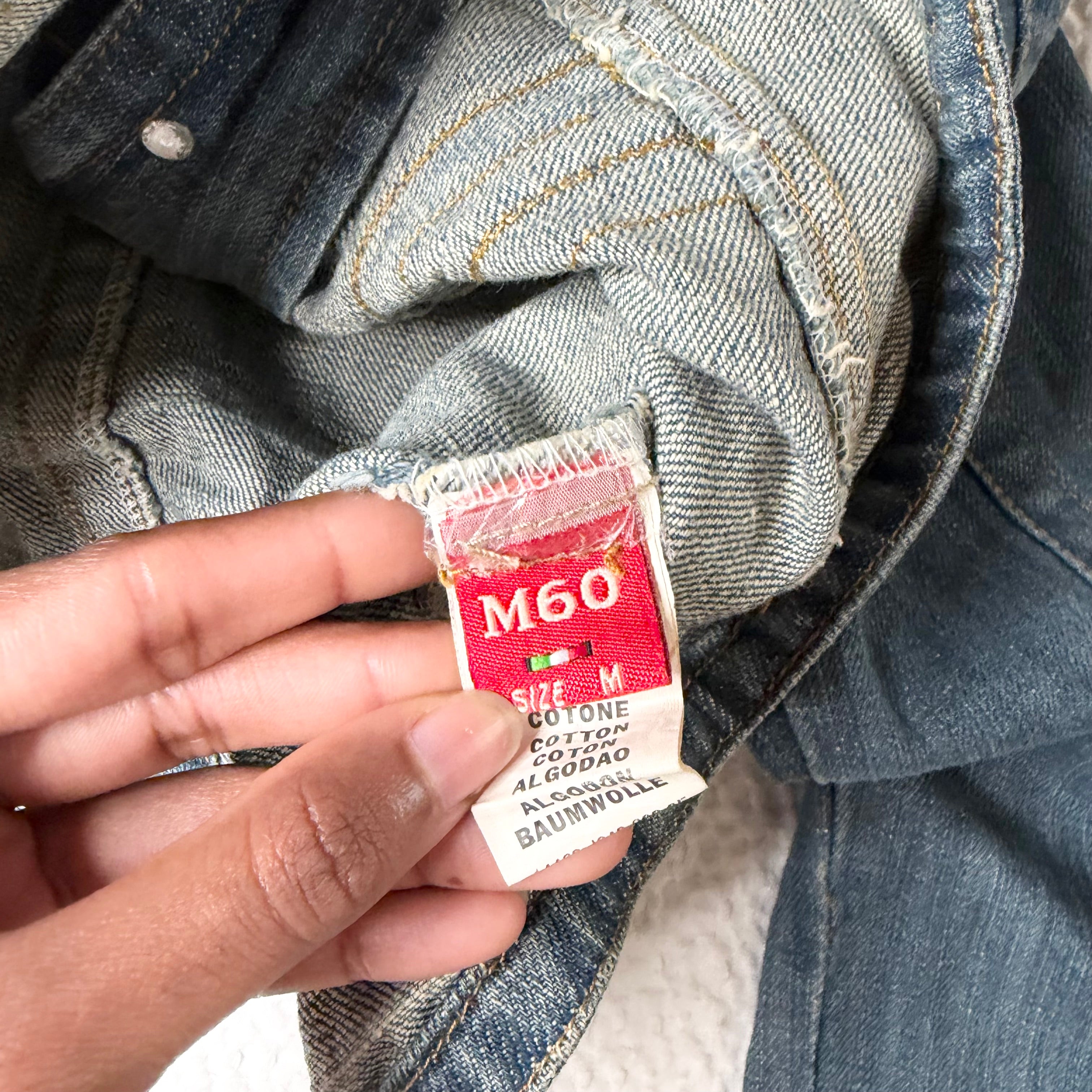 Miss Sixty Cropped Denim Jacket (S) – Holy Thrift