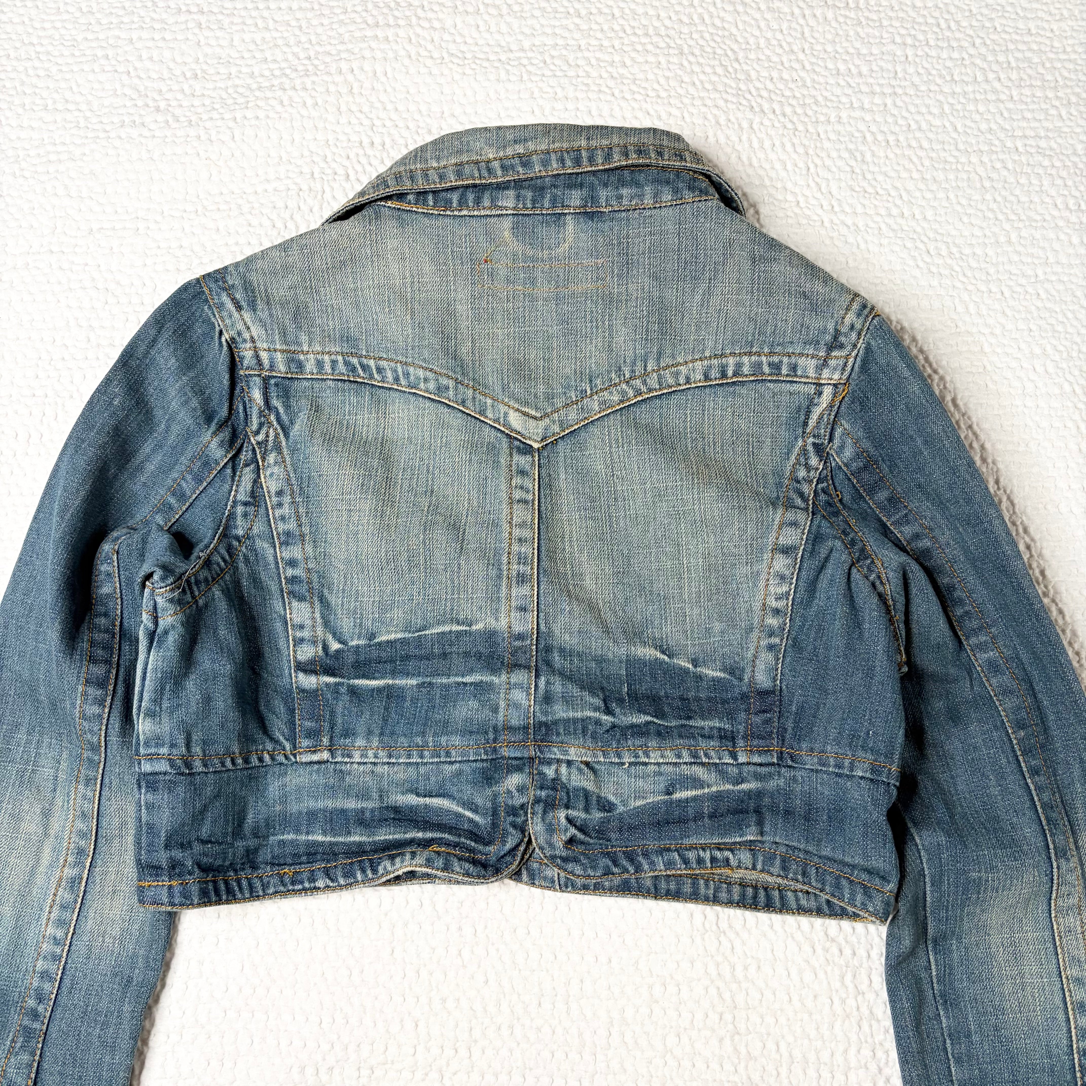 Miss Sixty Cropped Denim Jacket (S) – Holy Thrift