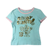 Angel Blue "Goody Donuts" Baby Tee (XS-S)