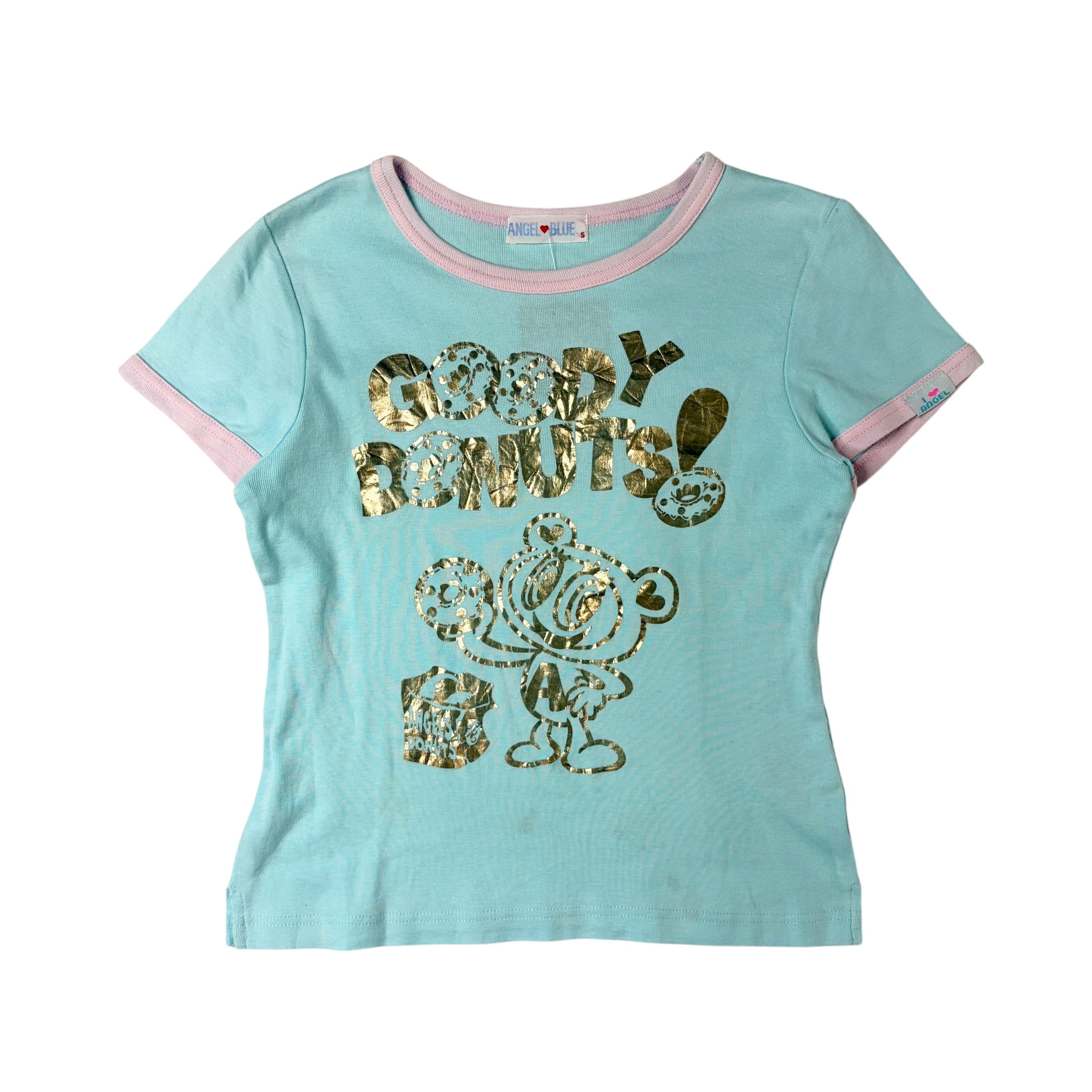 Angel Blue "Goody Donuts" Baby Tee (XS-S)