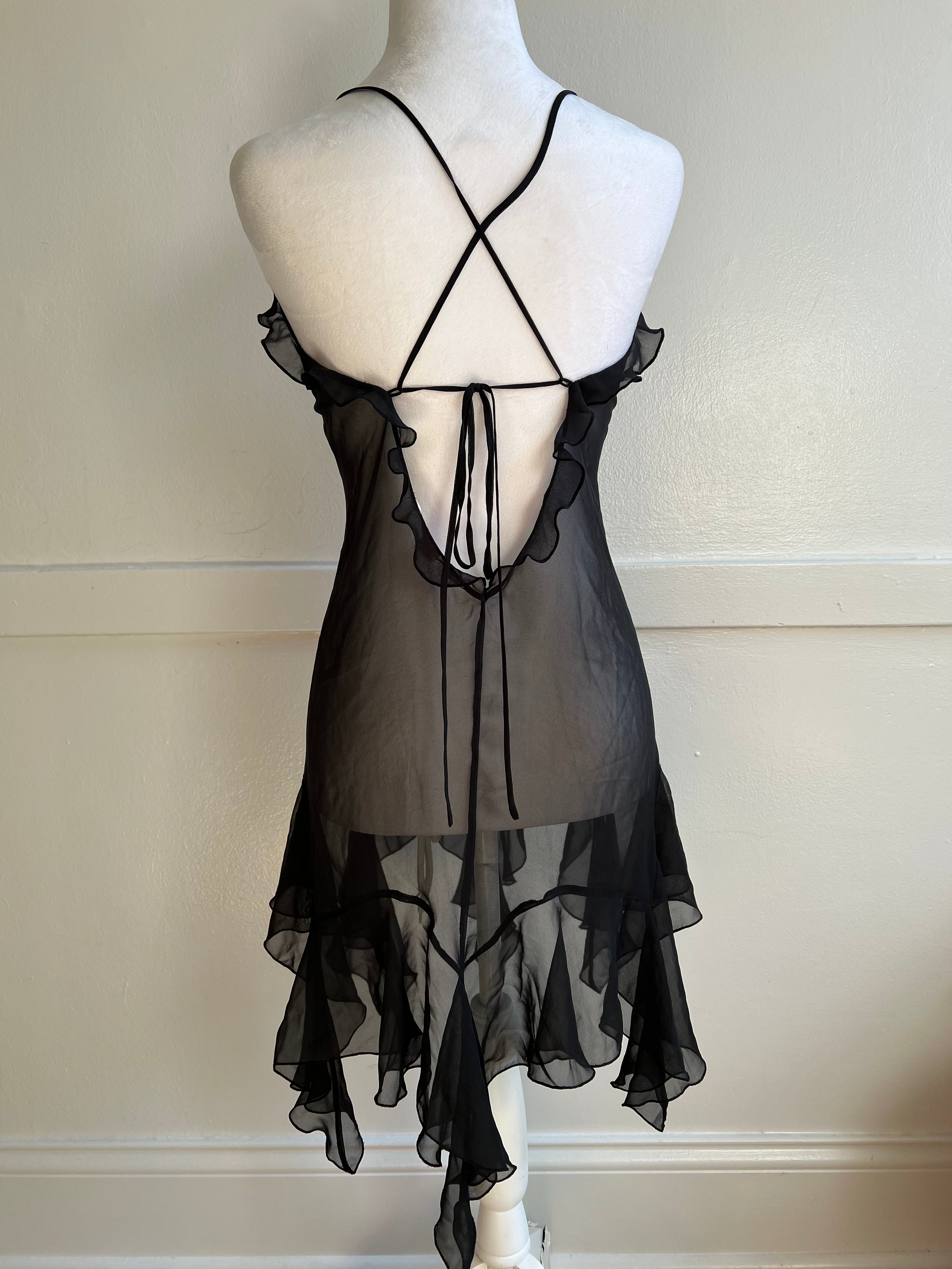 2005 Victoria's Secret Mesh Whimsy Mini Dress (M)