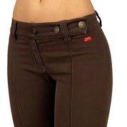 Miss Sixty 2000s Low Rise Brown Flare Pants (XS)