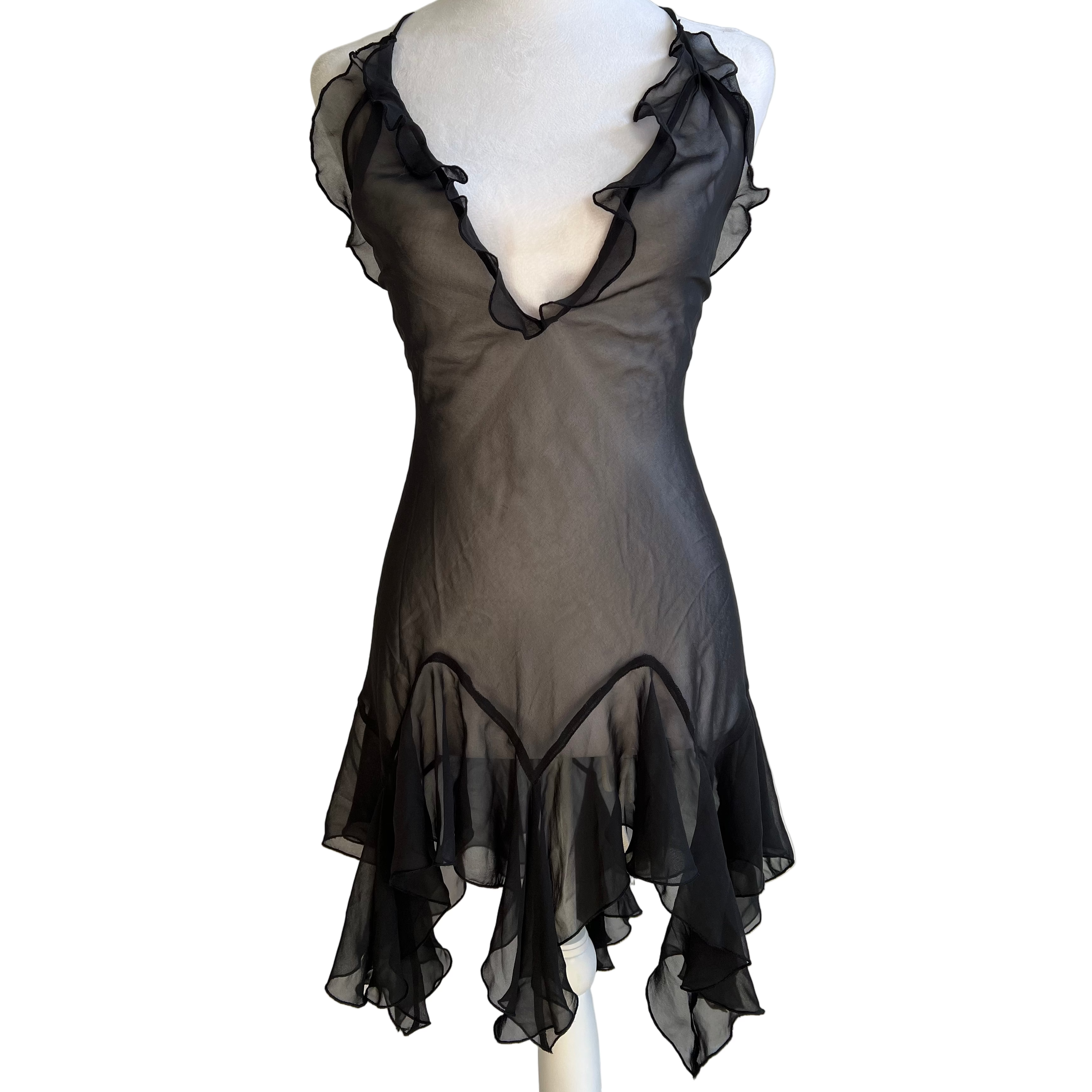 2005 Victoria's Secret Mesh Whimsy Mini Dress (M)