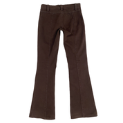 Miss Sixty 2000s Low Rise Brown Flare Pants (XS)