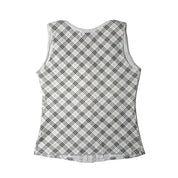 Burberry Plaid Tie-Front Tank (S-M)