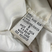 Zebra Silk Embellished Top (S)