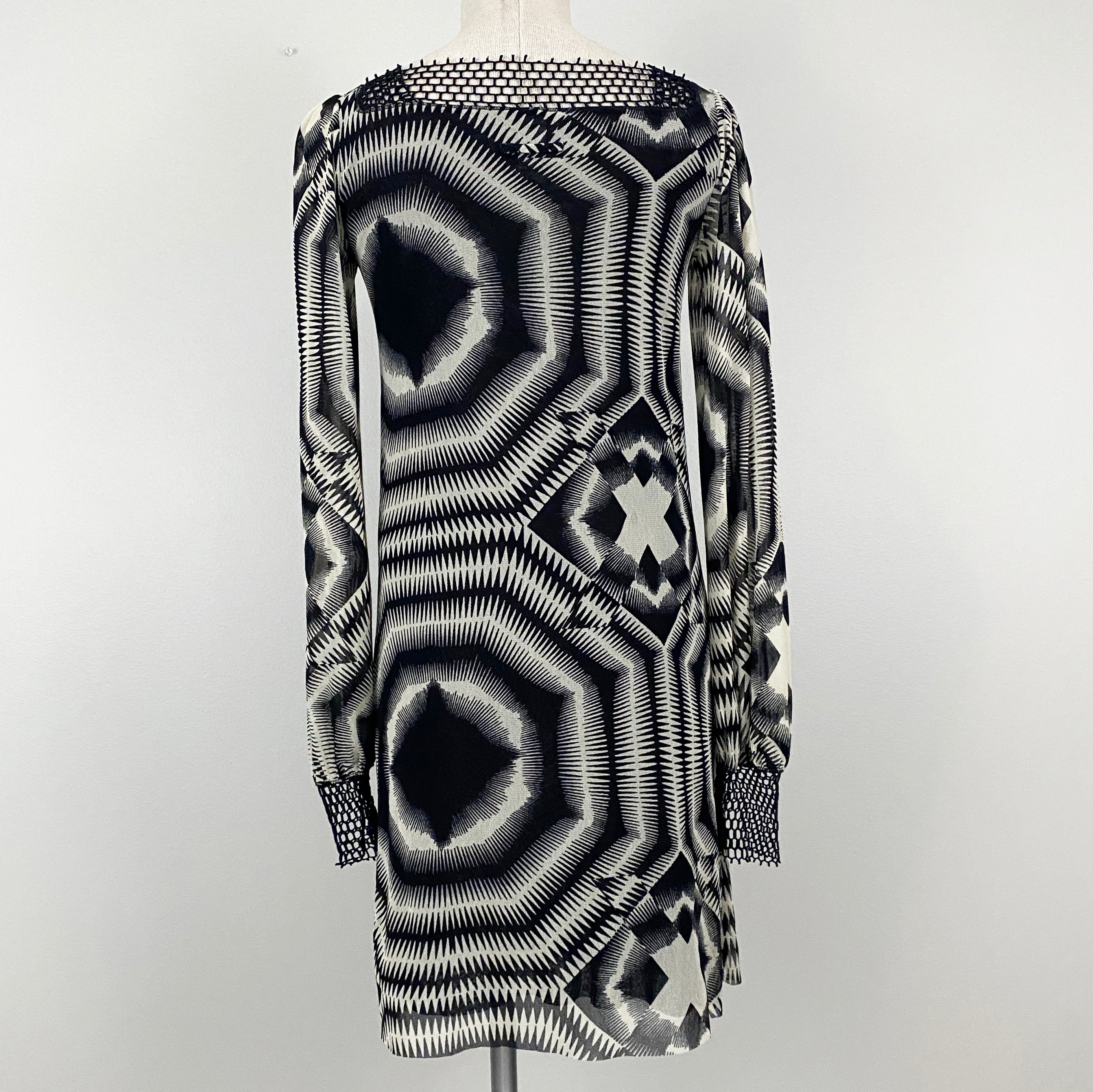 Jean Paul Gaultier Trippy Mesh Dress (M)