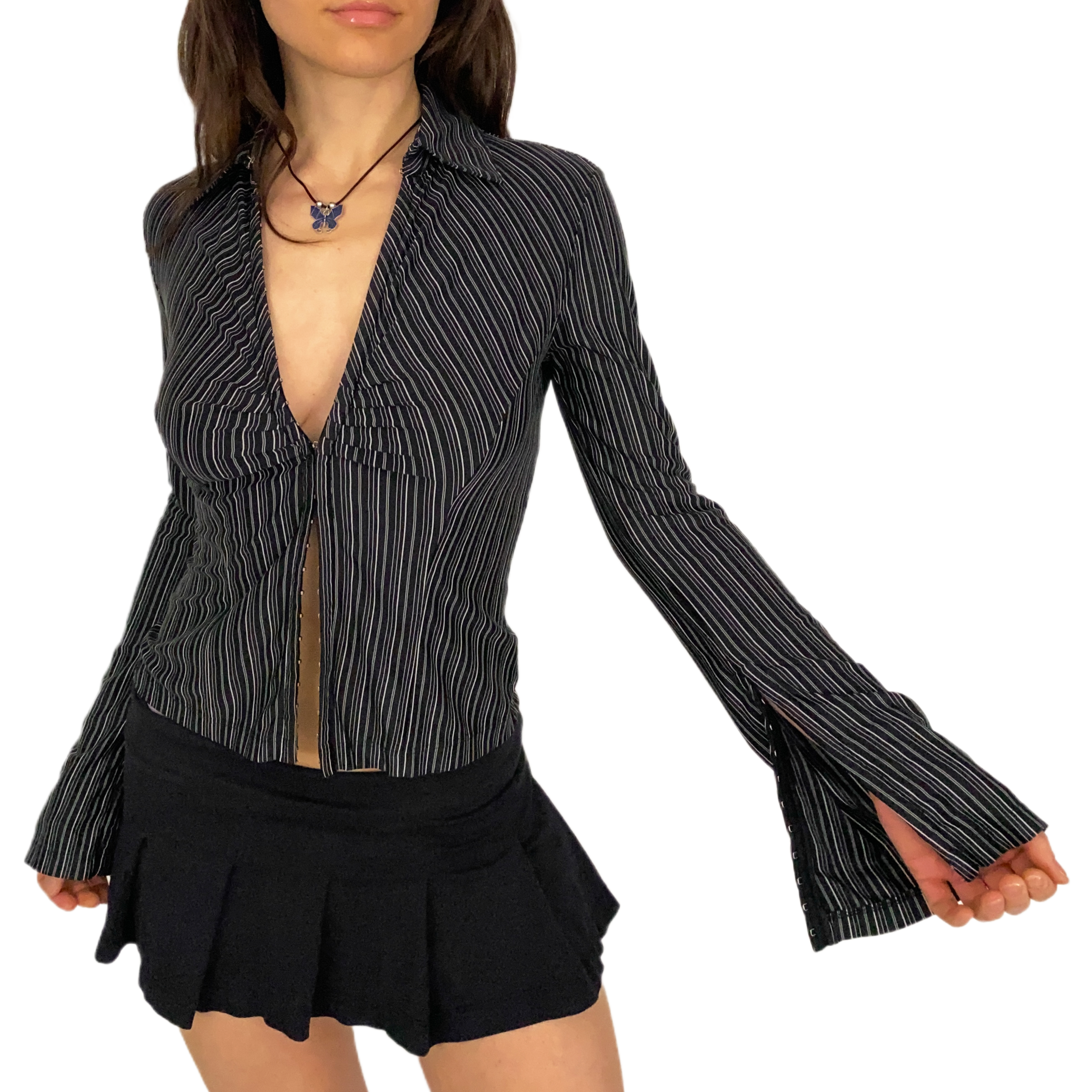 Sexy Striped Blouse (XS)