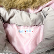 Angel Blue Graphic Puffer Jacket (S)