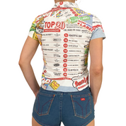 Angel Blue "Top 20 Records" Graphic Button Up (XS)