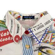 Angel Blue "Top 20 Records" Graphic Button Up (XS)