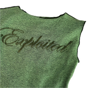 Exploited Green Tank Top (S/M)