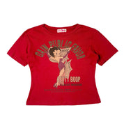 Vintage Betty Boop Graphic Baby Tee (M-L)