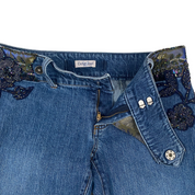 Energy Angel Embellished Low to Mid Rise Fairy Jeans (S/M)
