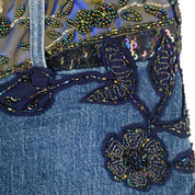 Energy Angel Embellished Low to Mid Rise Fairy Jeans (S/M)