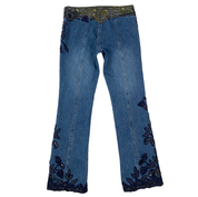 Energy Angel Embellished Low to Mid Rise Fairy Jeans (S/M)