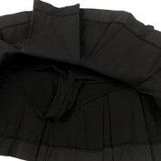 Miss Sixty 2000s Black Nylon Low Rise Pleated Mini Skirt (S)