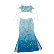 Aquamarine Embellished Party Skirt Set (S/M)
