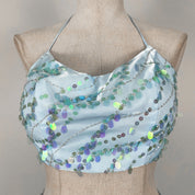 Aquamarine Embellished Party Skirt Set (S/M)