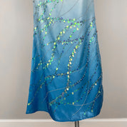 Aquamarine Embellished Party Skirt Set (S/M)