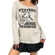 Hysteric Glamour Encounter Graphic Long Sleeve Top (M/L)