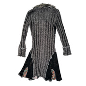 Eclectic Furry Knit Duster (S/M)