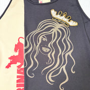 Euro Graphic Beaded Tank (M)