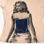 Shell Ray Portrait Graphic Baby Tee (S)