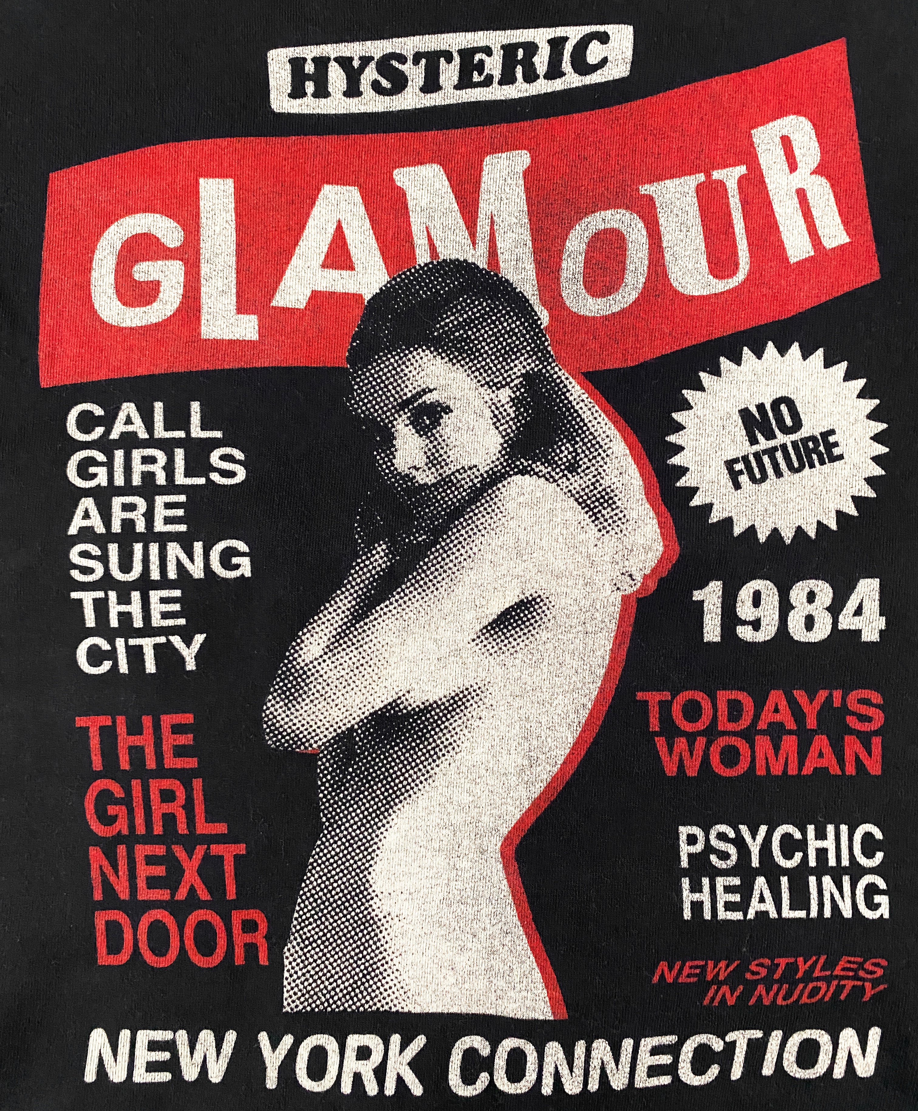 Hysteric Glamour New York Connection Graphic Baby Tee (XS)
