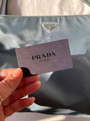 Vintage 1990s Blue Prada Shoulder Bag