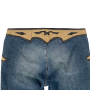 Bebe 2000s Low Rise Western Flare Jeans (S)