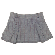 Miss Sixty 2000s Plaid Pleated Mini Skirt (L)