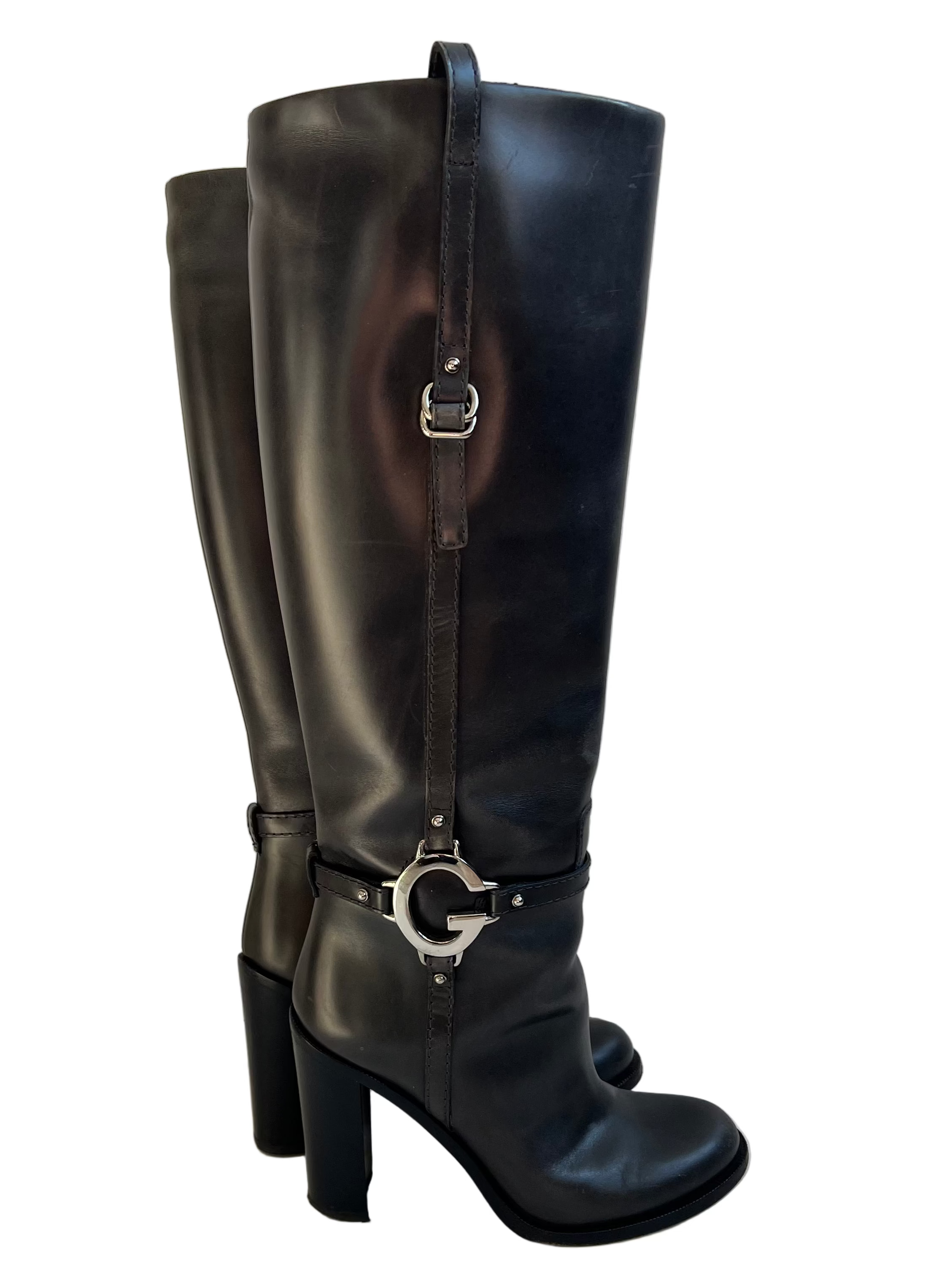 Vintage Genuine Leather Gucci Boots (8)