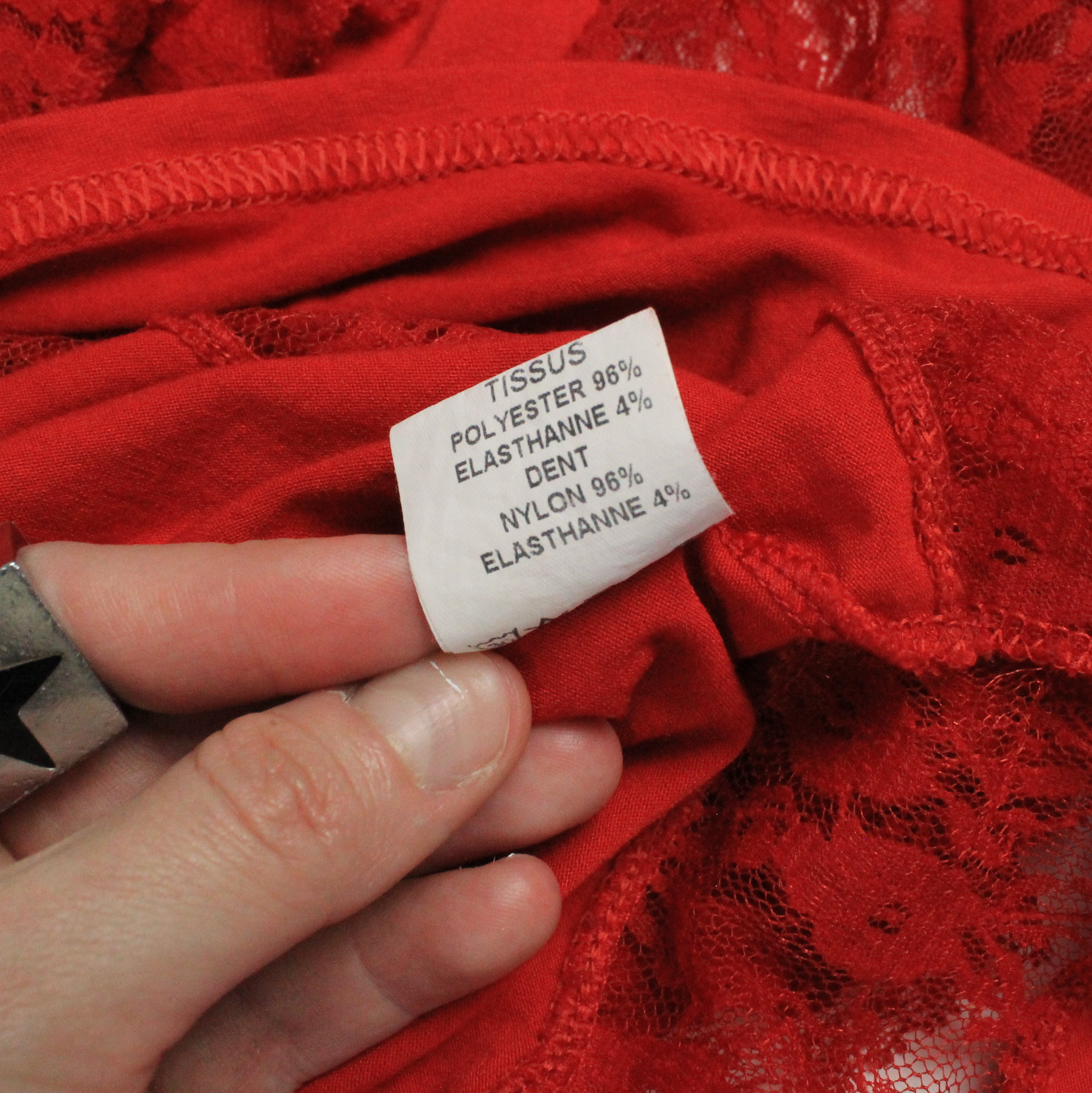 Y2K French Ruffle Top (S/M)