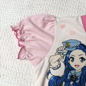 Bandai Graphic Puff Sleeve Anime Top (XS-S)