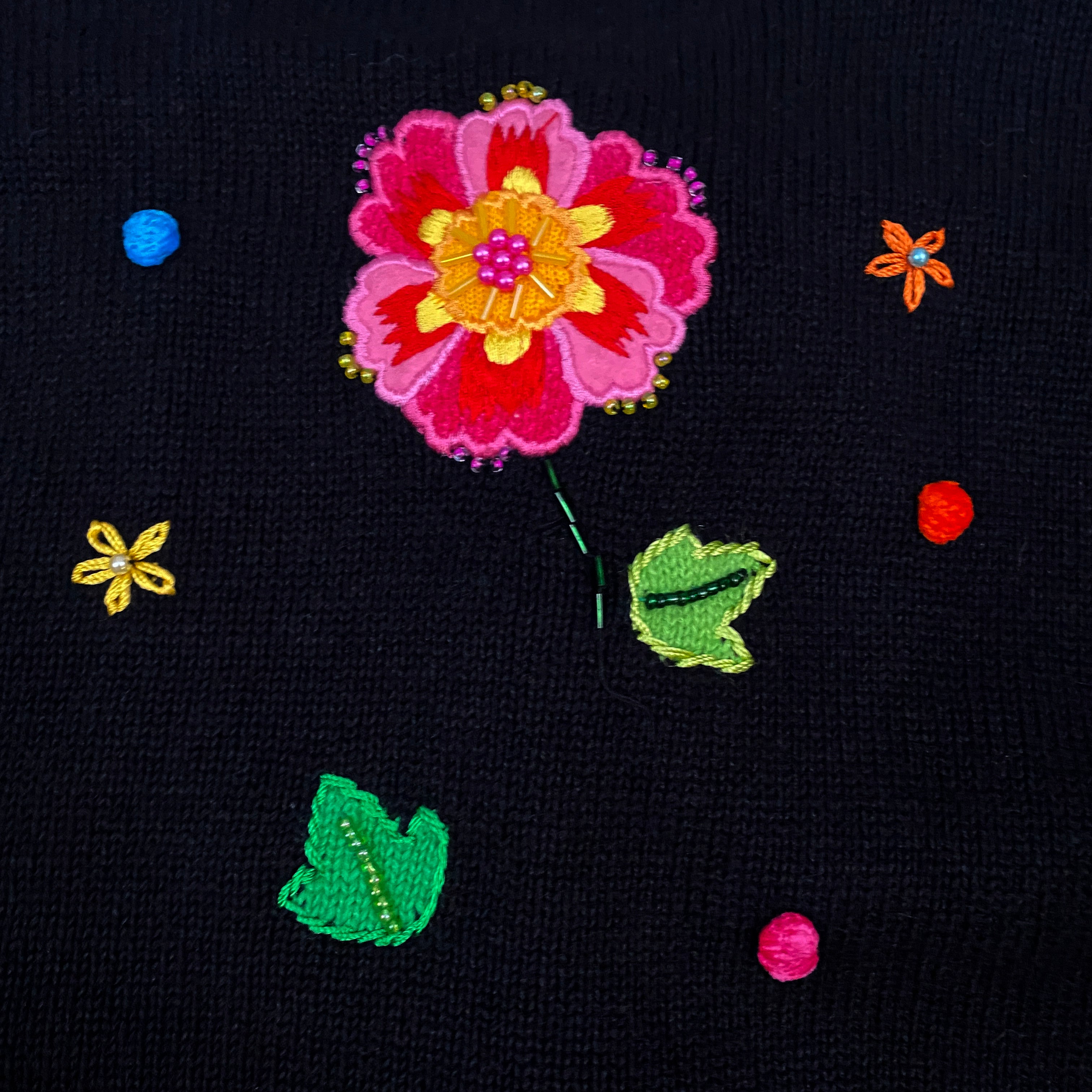 Embellished Cardigan Sweater (M)