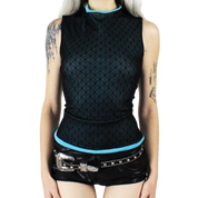 Y2K French Mesh Tank (M/L)