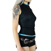Y2K French Mesh Tank (M/L)