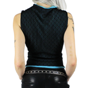 Y2K French Mesh Tank (M/L)