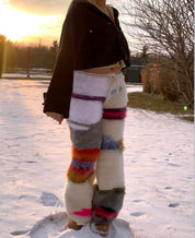 Snow Dust Patchwork Pants (XS-2XL)