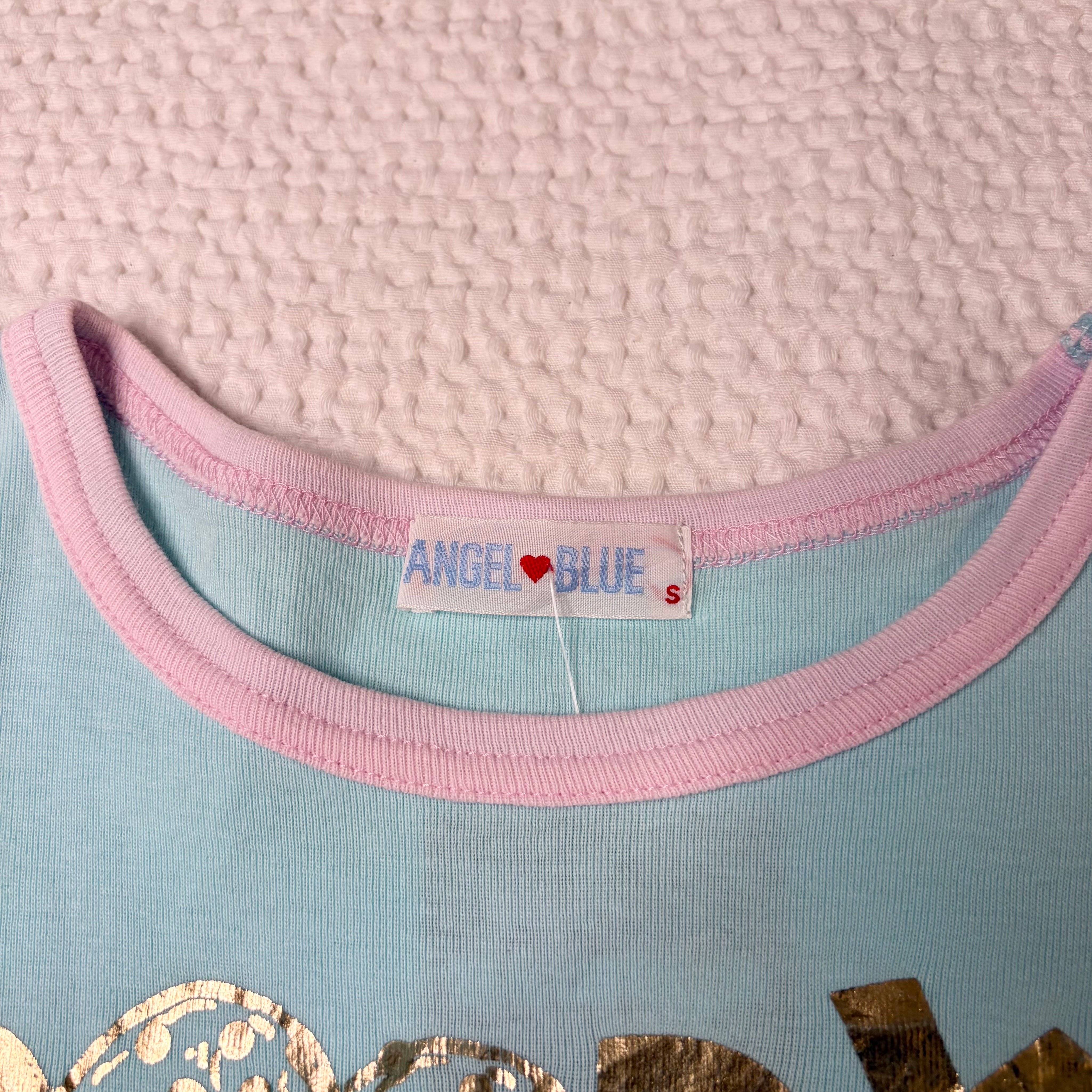 Angel Blue "Goody Donuts" Baby Tee (XS-S)