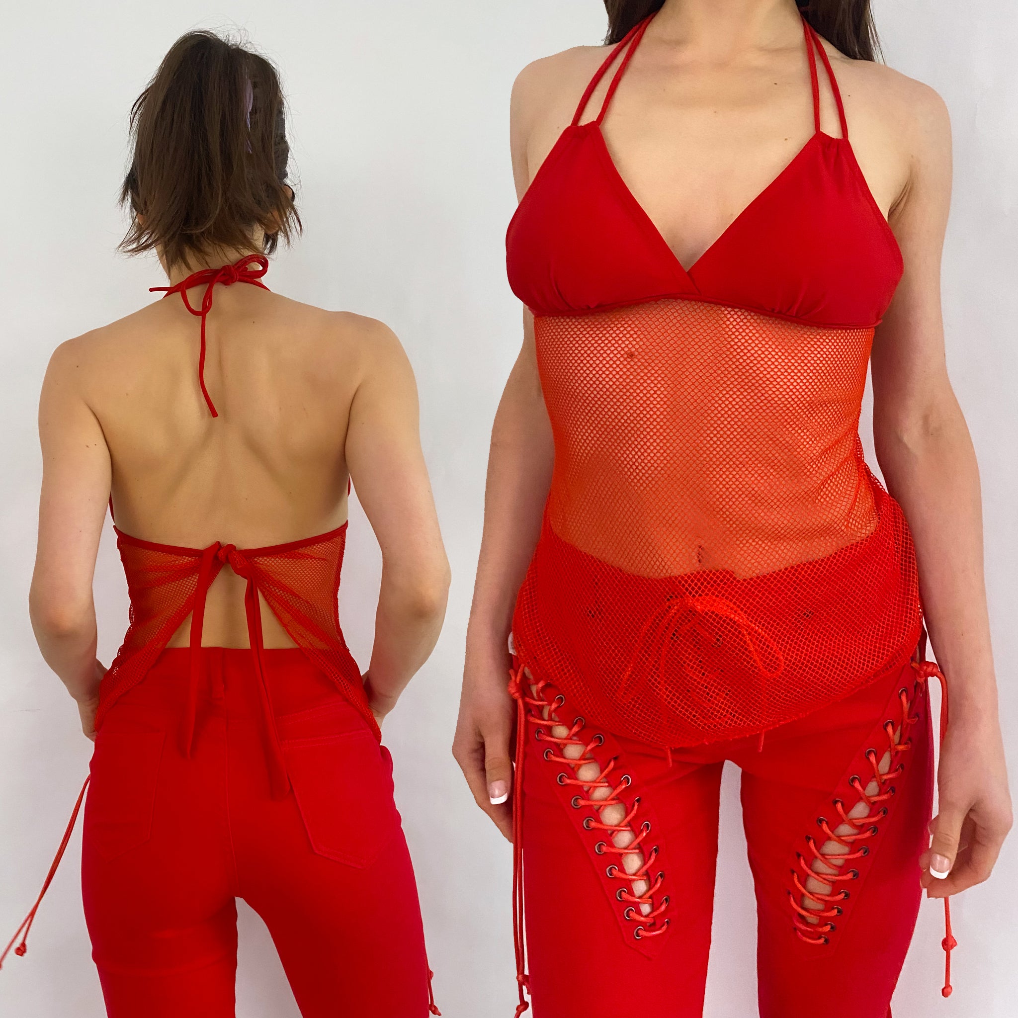 Fishnet Halter - Large