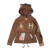 Hysteric Glamour Patchwork Hoodie With Ears (S)