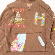 Hysteric Glamour Patchwork Hoodie With Ears (S)