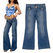 Low Rise Wide Leg Jeans (S)