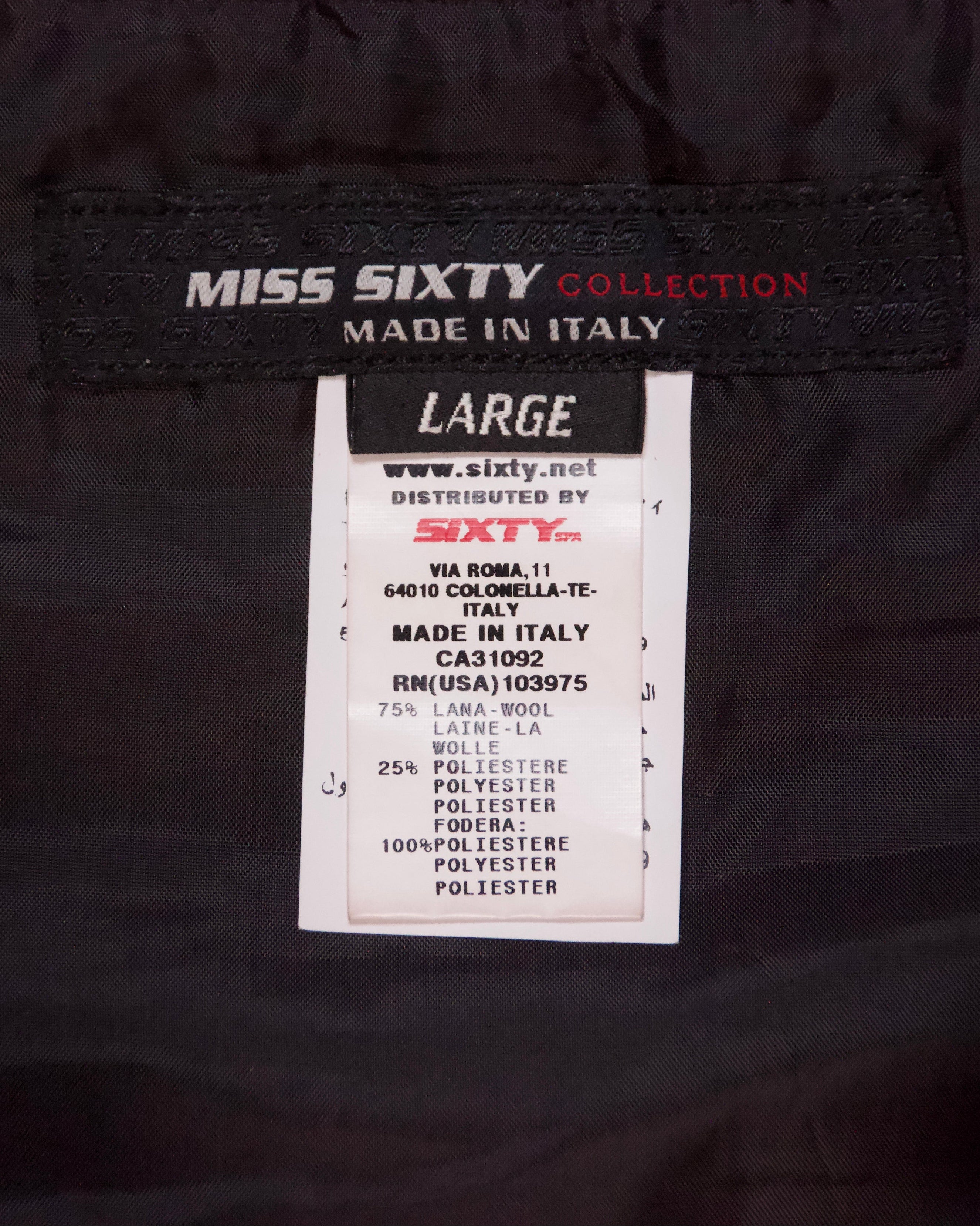 Y2K Miss Sixty Mini Skirt (M-L)