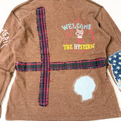 Hysteric Glamour Patchwork Hoodie With Ears (S)
